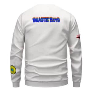 Beastie Boys Beabot vs Godzilla White Sweater