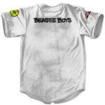 Beastie Boys Cartoon Art White Baseball Jersey