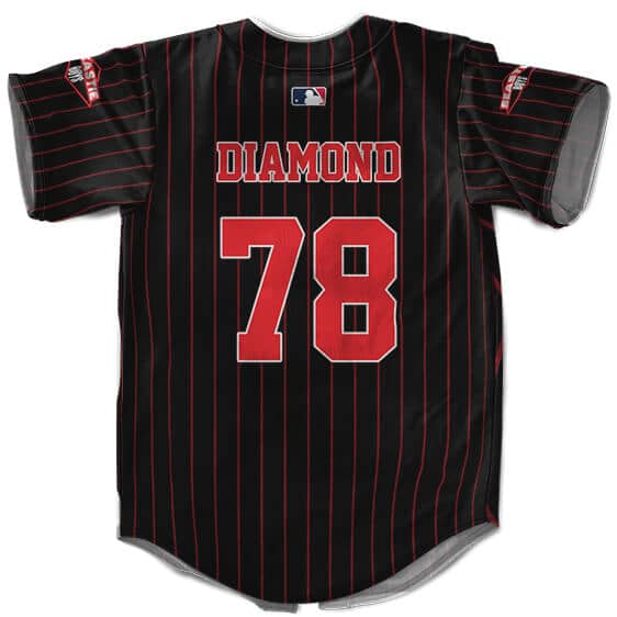 Beastie Boys Diamond 78 Pinstriped Baseball Shirt
