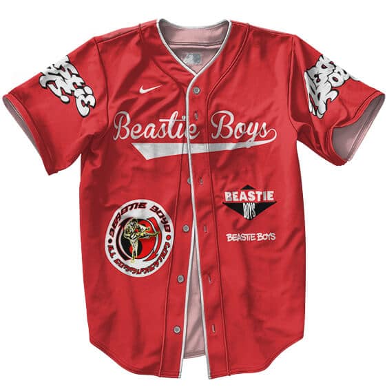 Beastie Boys Intergalactic 01 Red Baseball Shirt
