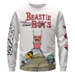 Beastie Boys x Adventure Time White Sweater
