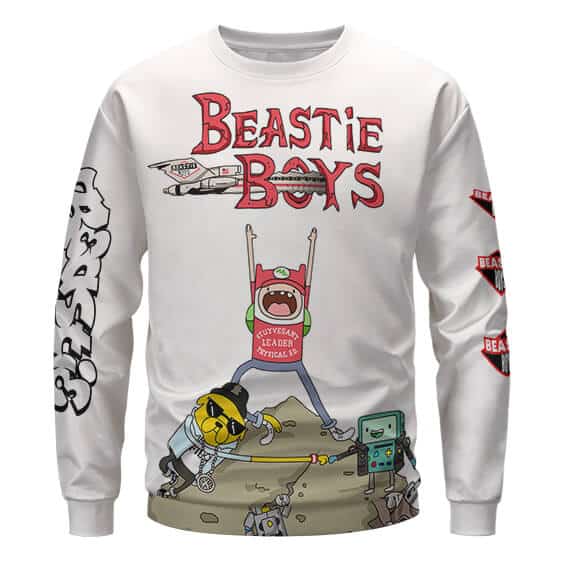 Beastie Boys x Adventure Time White Sweater