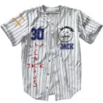 Cactus Jack 30 Astroworld Stripe Baseball Shirt