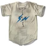 Cactus Jack Fragment 2021 White Baseball Jersey