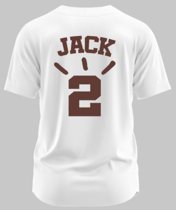 Cactus Jack Travis Scott White Baseball Jersey