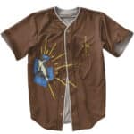 Cactus Jack Turn It Up Brown Baseball Jersey