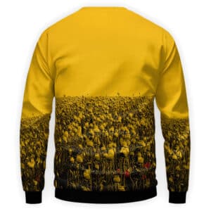 Classic Wu-Tang Clan Field Artwork Yellow Sweater