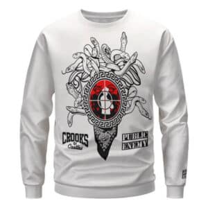 Crooks X Public Enemy Collab Logo Art Sweatshirt
