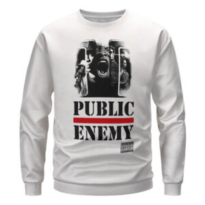 Hip Hop Group Public Enemy Photo Art Sweatshirt