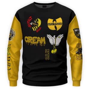 I Bomb Atomatically Wu-Tang Clan Black Sweatshirt