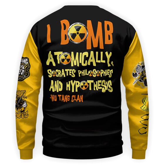 I Bomb Atomatically Wu-Tang Clan Black Sweatshirt