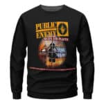 Public Enemy Album Beats and Places Black Sweater