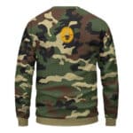 Public Enemy Logo Camouflage Pattern Sweatshirt