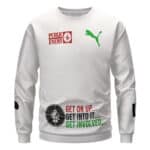 Puma X Public Enemy Fight The Power White Sweater