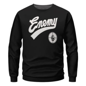 Rap Group Public Enemy Minimalist Logo Sweatshirt