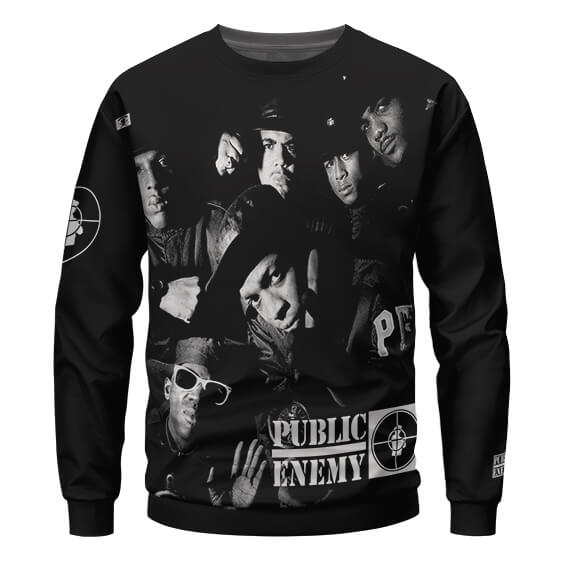 Rap Group Public Enemy Photo Art Vintage Sweater