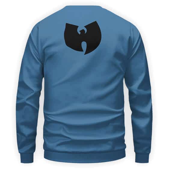 Rap group Wu-Tang Clan Blue Crewneck Sweatshirt
