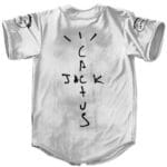 Skeleton Cactus Jack White Baseball Jersey