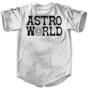Travis Scott Astroworld White Baseball Uniform