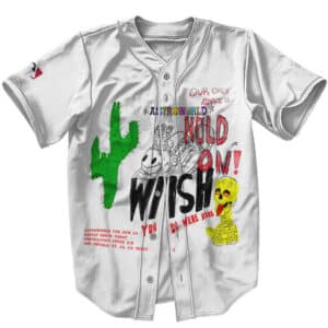 Travis Scott Down to Earth Artwork Baseball Shirt
