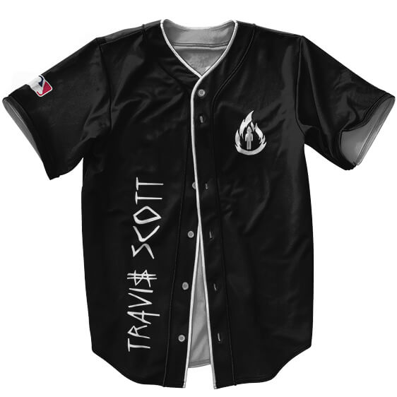 Travis Scott La Flame Never Dies Baseball Uniform