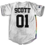 Travis Scott Turbulence Tie Dye Baseball Uniform