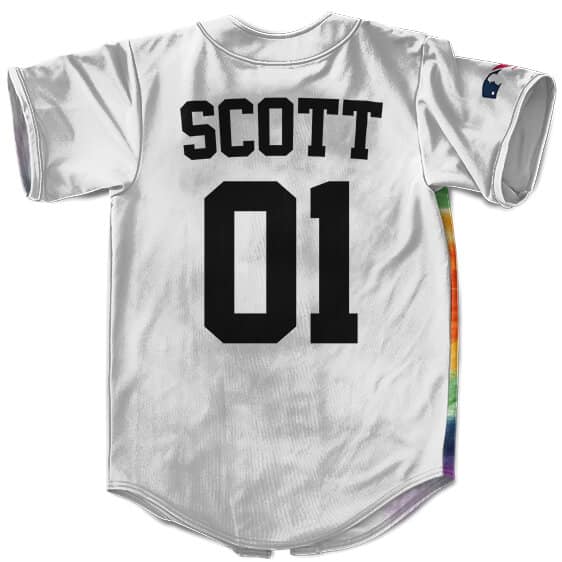 Travis Scott Turbulence Tie Dye Baseball Uniform