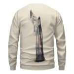 Unique Beastie Boys Crashed Plane Beige Sweater