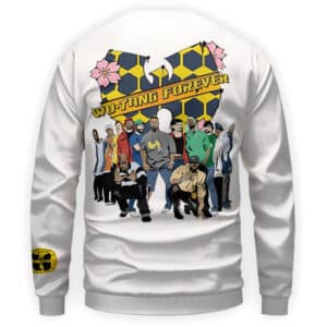 Wu-Tang Clan Forever White Crewneck Sweatshirt