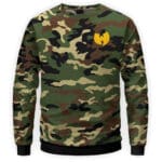 Wu-Tang Clan Green Camouflage Crewneck Sweatshirt