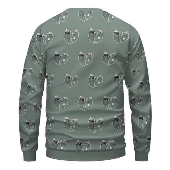 Wu-Tang Clan Symbol Pattern Green Sweater