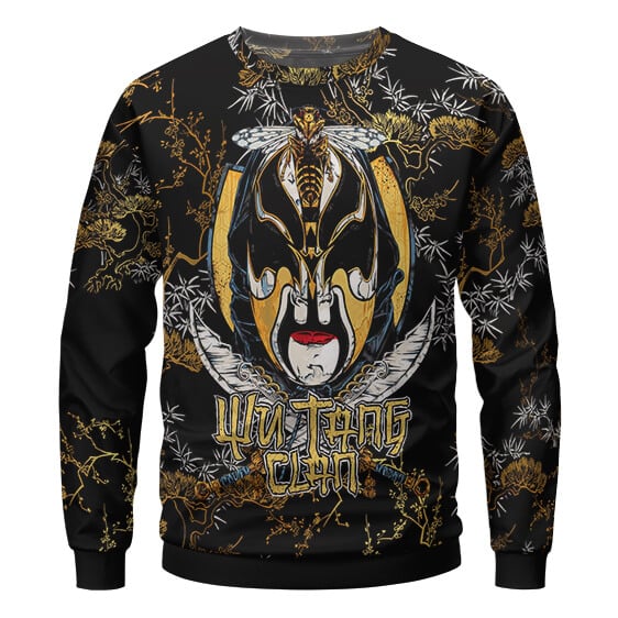 Wu-Tang Clan Yellow Kabuki Mask Crewneck Sweater