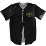 Beastie Boys Green Logo Black Baseball Shirt