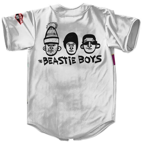 Beastie Boyz Portrait Artwork White MLB Jersey