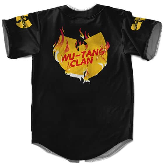 Rap Group Wu-Tang Clan Blazing Logo MLB Jersey