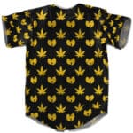 Weed X Wu-Tang Clan Logo Pattern Baseball Jersey