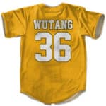 Wu-Tang 36 Shaolin Wear Logo Baseball Uniform