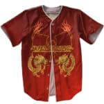 Wu-Tang Chinese Dragon Logo Red MLB Jersey