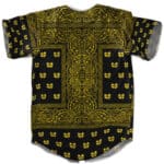 Wu-Tang Clan Bandana Pattern Baseball Shirt