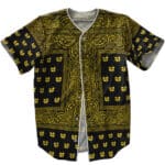 Wu-Tang Clan Bandana Pattern Baseball Shirt