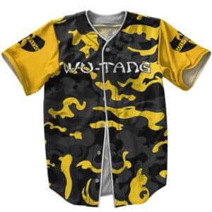 Wu-Tang Clan Cartoon Camouflage Baseball Uniform
