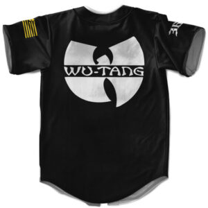 Wu-Tang Clan Cream Gangsta Logo Baseball Shirt