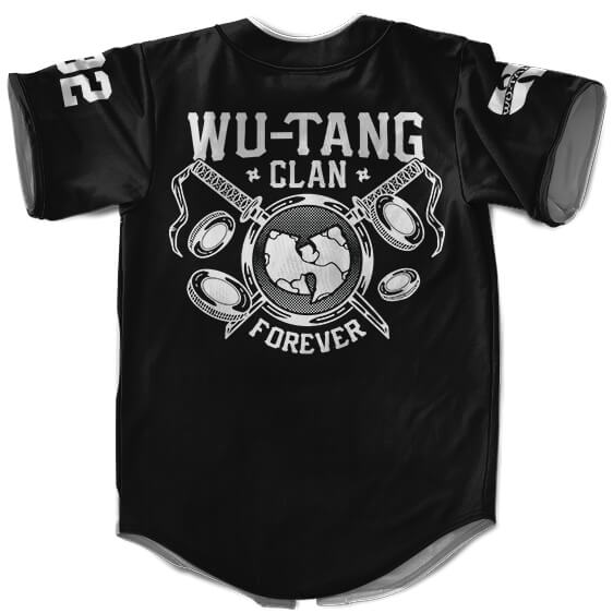 Wu-Tang Clan Forever Sword Logo Baseball Shirt