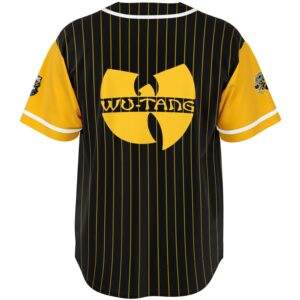 Wu-Tang Clan Hand Icon Stripes Baseball Jersey - Back