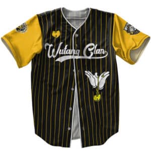 Wu-Tang Clan Hand Icon Stripes Baseball Jersey