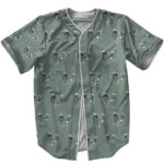 Wu-Tang Clan Iconic Logo Pattern Baseball Jersey