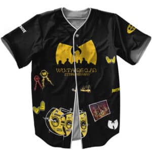 Wu-Tang Clan Iconic Logos Art Baseball Uniform