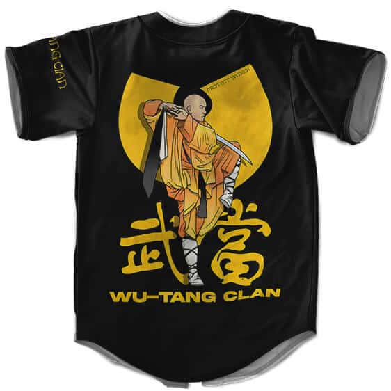 Wu-Tang Clan Shaolin Man Art Baseball Jersey