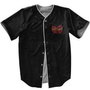 Wu-Tang Clan Tiger & Rose Art Baseball Shirt