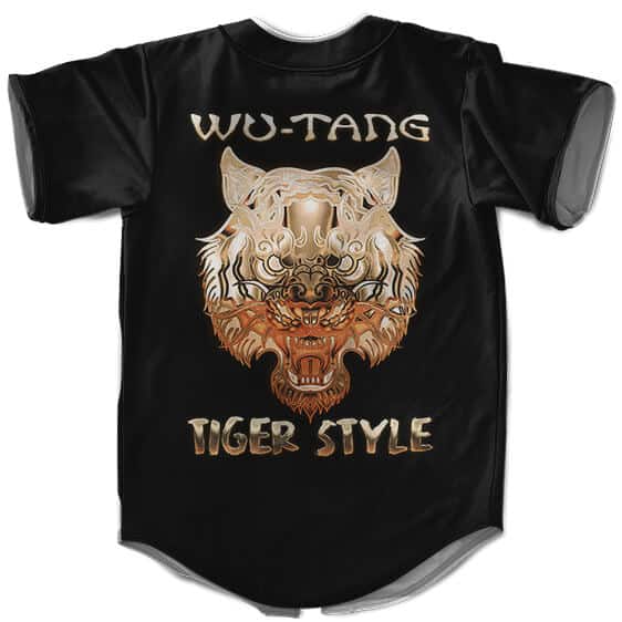 Wu-Tang Tiger Style Head Logo Baseball Uniform